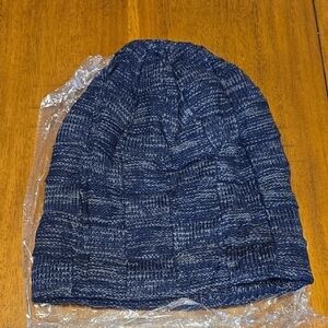Blue Knit Beanie